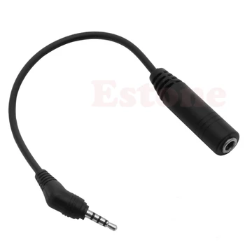2,5 mm-es M 3,5 mm-es F Fülhallgató Adapter Átalakító kábel Kábel Új T8WE