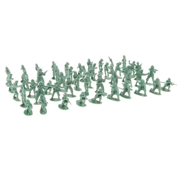 200 Db 2 cm Műanyag Játék Katona Van katonák Tartozékok Hadsereg Zöld