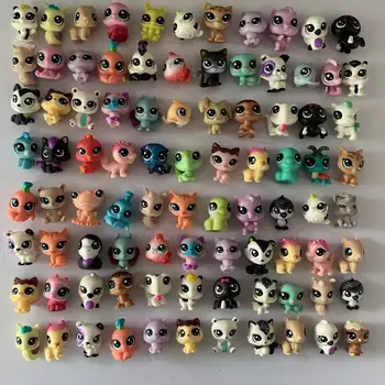 20db/set LPS MACSKA Ritka Littlest pet shop játékok aranyos MINI állat játék 1.6 cm (0.7 hüvelyk) gyerekeknek gyűjtemény
