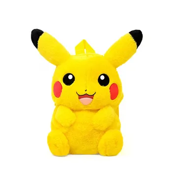 A Pokémon Anime Pikachu Plüss Hátizsák Táska Játék Puha Plüss Plüss Aranyos Játék, Iskola Táska, Születésnapi Ajándék Gyerekeknek, Ünnep, Ajándék