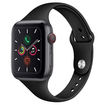Szilikon Szíjjal Az Apple Nézni Zenekar 44mm 40mm 42mm 38mm Nők Smartwatch Karkötő Watchband az iwatch 6 5 4 3 SE 7, 41 mm-es 45mm