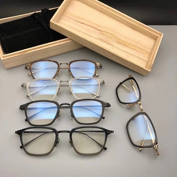 2021 Szemüveg Keret, Titán Szemüveget a Nők Rövidlátás Szemüveg Keretek, a férfiak Vintage Japán Márkás Szemüveg