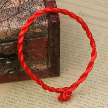 2db Kézzel készített Vörös String Bracele Férfiak, Nők, Kézzel Fonott Vörös Kötél, Zsinór Karkötő Védelem Szerencse Amulett, Kötél, Zsinór Csuklópánt