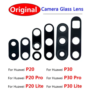 50pcs/sok Eredeti Hátsó Hátsó Kamera Objektív Üveg Ragasztóval A Huawei P20 P30 P40 Pro Lite E 5G Kamera Üveg Lencse Csere Rész