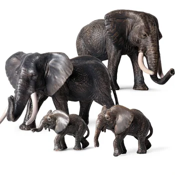 Akció Ábra Szimuláció Elefánt Vadállat Játékok Szilárd PVC Mesterséges Elefánt Megismerés Modell, Játék, Gyermek, Oktatási Játékok Ajándék