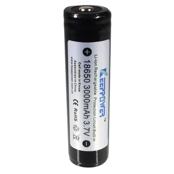 Akkumulátor védett 18650 (Samsung icr18650-30b) 3000 mAh keeppower 3,7 v Li-ion