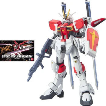 Bandai Gundam Modell Kit Anime Ábra Robot Játék HG MAG 1/144 ZGMF-X56S Kard Impulzus Gunpla Akció Játék Ábra Játékok