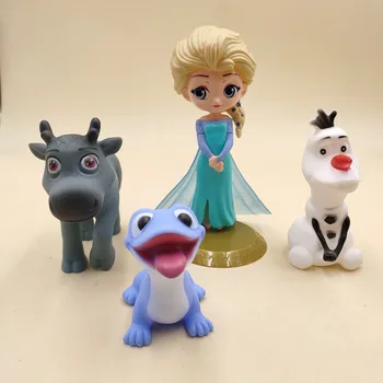 Disney Rajzfilm Akció Játék Adatok Torta Dekoráció Fagyasztott elsa Olaf Tűz Szelleme játékok fiúk lányok hercegnő műanyag szülinapi játékok