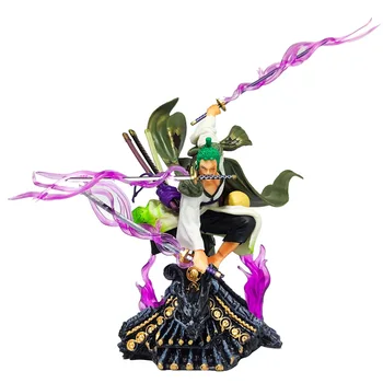 Egy Darab figurát Anime Ábra GK Tető Kimonó Roronoa Zoro Három-Kés Harci Készség Anime Modell Dekoráció PVC-Játék, Ajándék