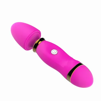 G-pont AV-Vibrátor Vízálló Női Felnőtt Szex Masszírozó Játékok Állítható 12 Sebesség Bass Klitorisz Stimulátor elemes