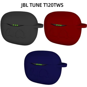Hordozható Fülhallgató Szilikon Védő burkolata a JBL Dallam T120TWS Fülhallgató