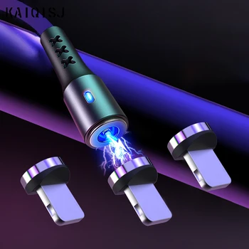 KAIQISJ LED Folyékony Szilikon Mágneses Kábel-Gyors Töltés Mágnes Kábel villám Felület iphone X XS 11pro max