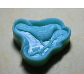 Madár S0192 Kézműves Művészeti Szilikon Szappan penész Kézműves Formák DIY Kézzel készített szappan formákat
