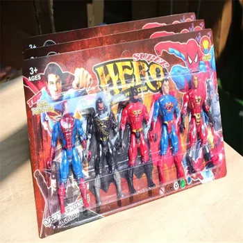Marvel szuperhős, Bosszúállók vasember, Superman, Batman akció tábla, 5 darabos készlet Karácsony, születésnapi ajándékok gyermekjátékok