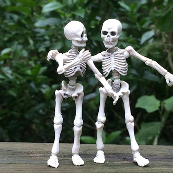 Mozgatható Úr, Csontok, Csontváz, Emberi Modell Koponya Teljes Test Minifigura Játék Halloween