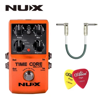 NUX Idő Core Deluxe Delay Pedál Gitár Effect Pedál a Looper Tone lock True Bypass Frissítési mód