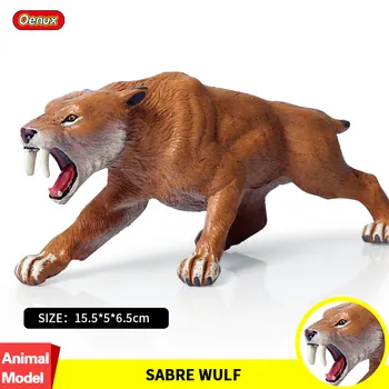 Oenux Állati Modellek Játékok Afrikai Vad Kardfogú Tigris Szimuláció Klasszikus Vad Tigris akcióhős Figurák Karácsonyi Ajándék