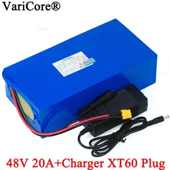VariCore 48V 20ah 13s6p Lítium Akkumulátor 48V 20AH 2000W elektromos kerékpár akkumulátor Beépített 50A BMS XT60 plug+54.6 V Töltő