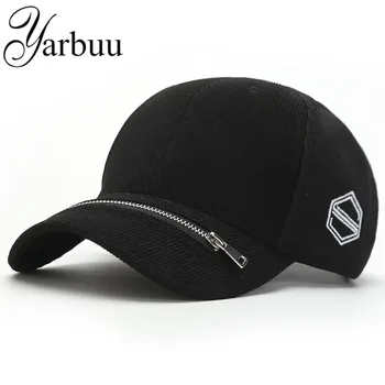[YARBUU] baseball sapka Új divat a magas minőségi cipzár snapback sapka pamut a kalap a férfiak a nők Állítható Fényvédő Baseball sapka
