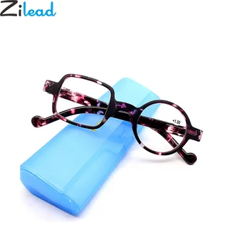Zilead Retro Aszimmetrikus Kör&Négyzetméter Olvasó Szemüveg Női&Férfi Távollátás Szemüveg Távollátás Szemüveg +1.0+3.5 Az Elder