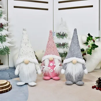 Új Karácsonyi Skandináv Stílus Arctalan Gnome Santa Tulipán Rudolf, Baba Dekoráció, Otthon Ajándékok, Díszek Party Kellékek
